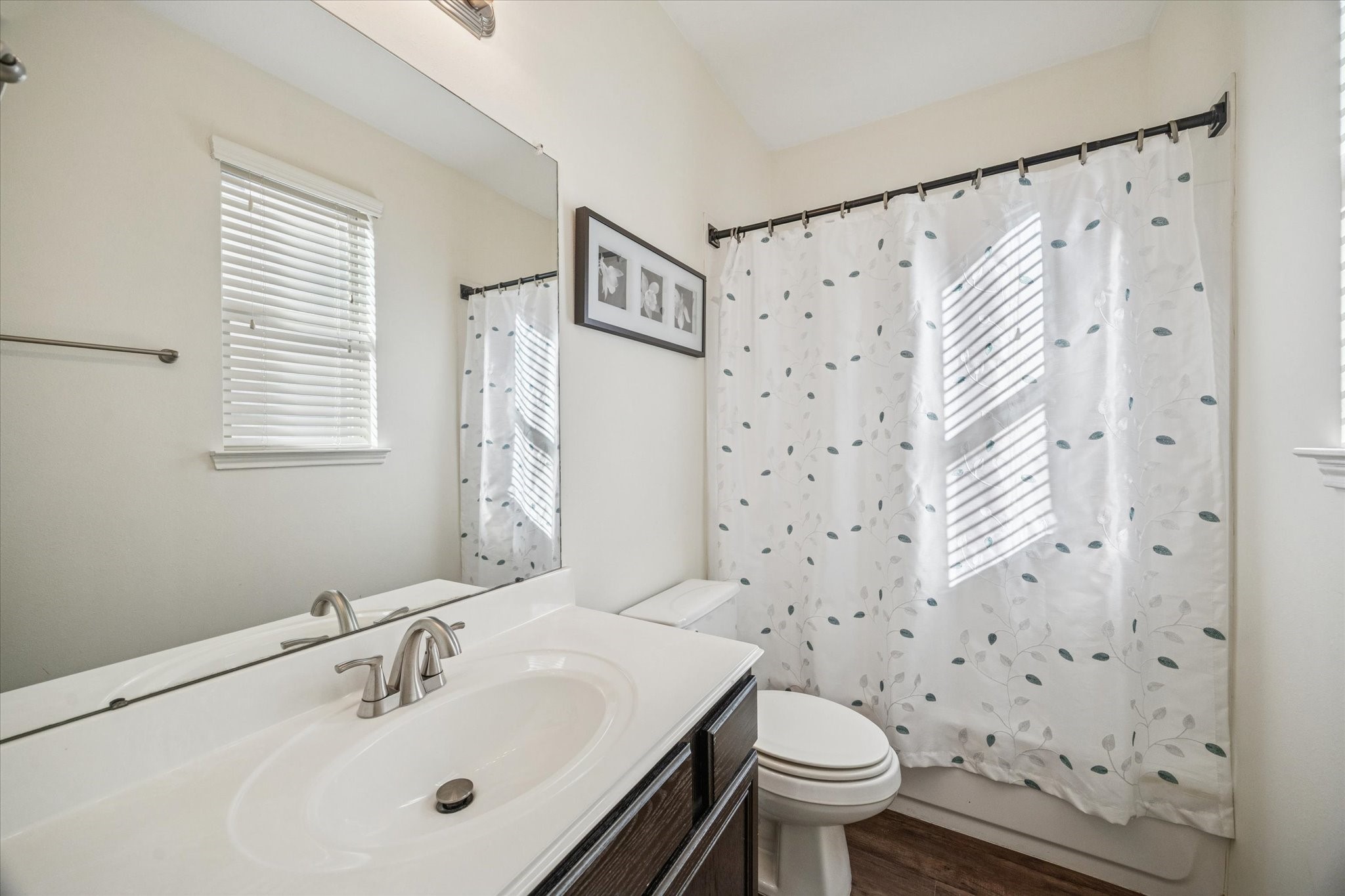 3332 Home Point Drive Houston, TX 77091 - Photo 25 of 26 a bathroom with a sink toilet and shower