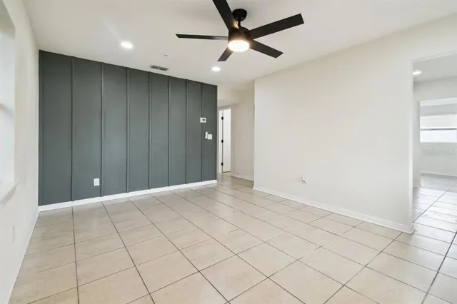 a view of an empty room