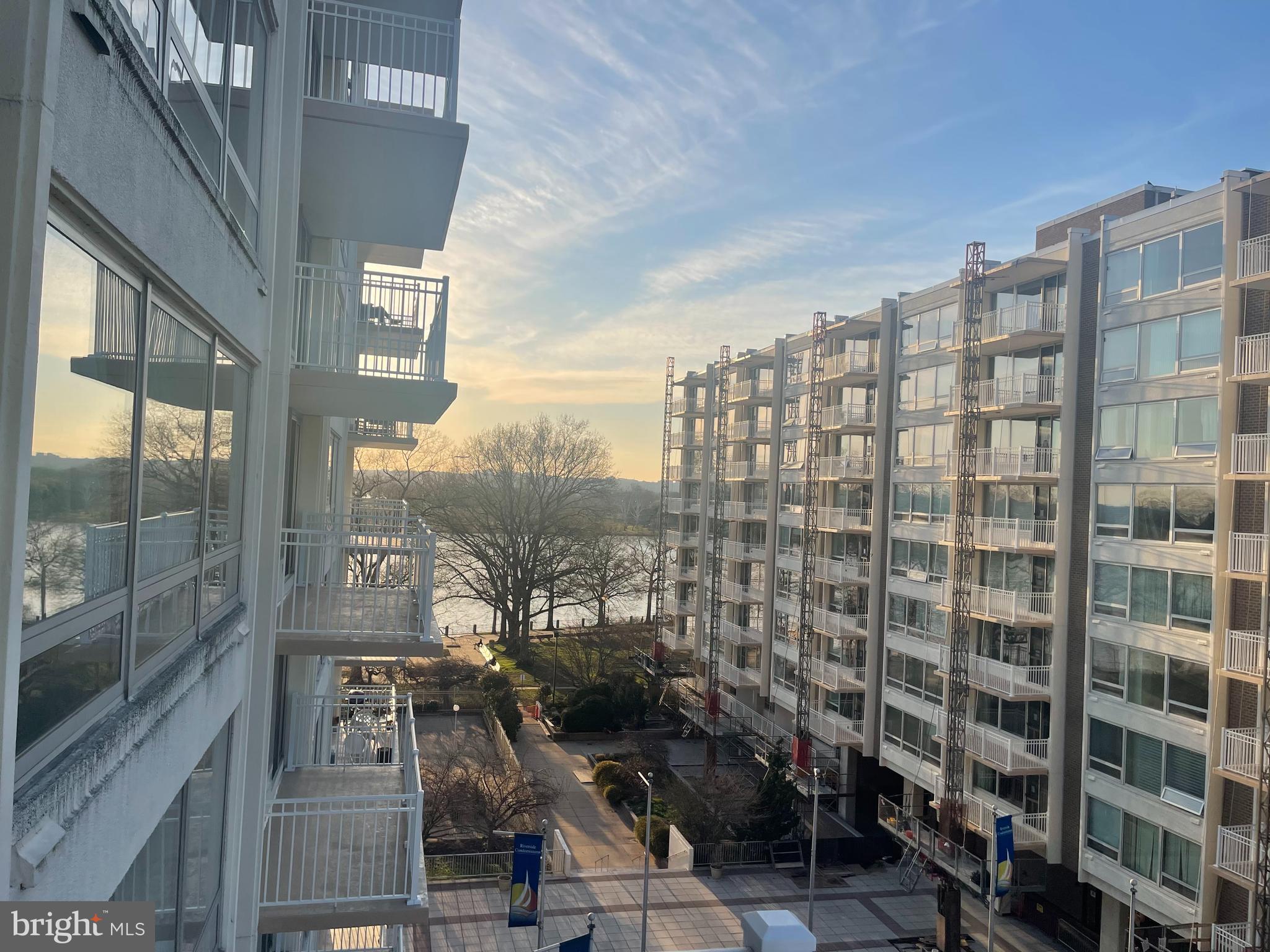 1435 4th Street Southwest, Unit B516 Washington, DC 20024 - Photo 16 of 42 View From Balcony