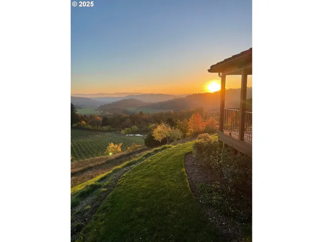 a view of balcony with wooden floor and a bridge