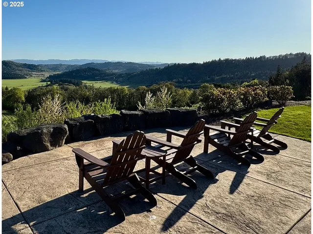 a view of a green field