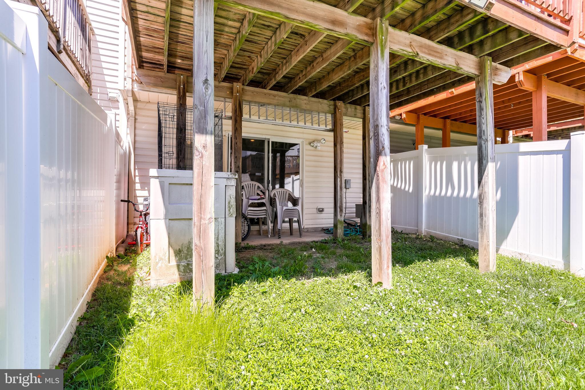 4120 Cutty Sark Road Baltimore, MD 21220 - Photo 29 of 29 Rear Patio & Yard w/ New 6 Ft Vinyl Privacy Fence