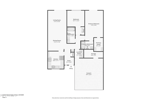 $330,000 | 534 West Harvard Drive, Tempe, AZ 85283