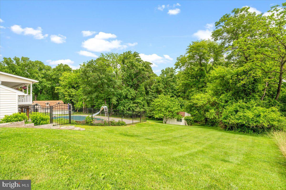 6117 Long Branch Road Frederick, MD 21701 - Photo 59 of 75 a view of yard with swimming pool and green space