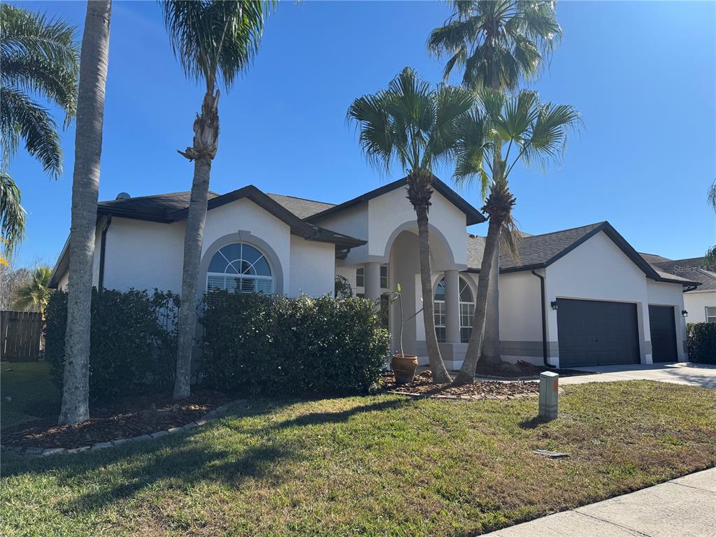 28724 Hanging Moss Loop Wesley Chapel, FL 33543 - Photo 4 of 30 a house that has a palm tree in front of it