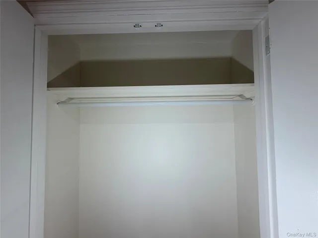 a close view of closet
