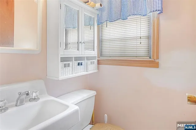 a bathroom with a sink and a toilet