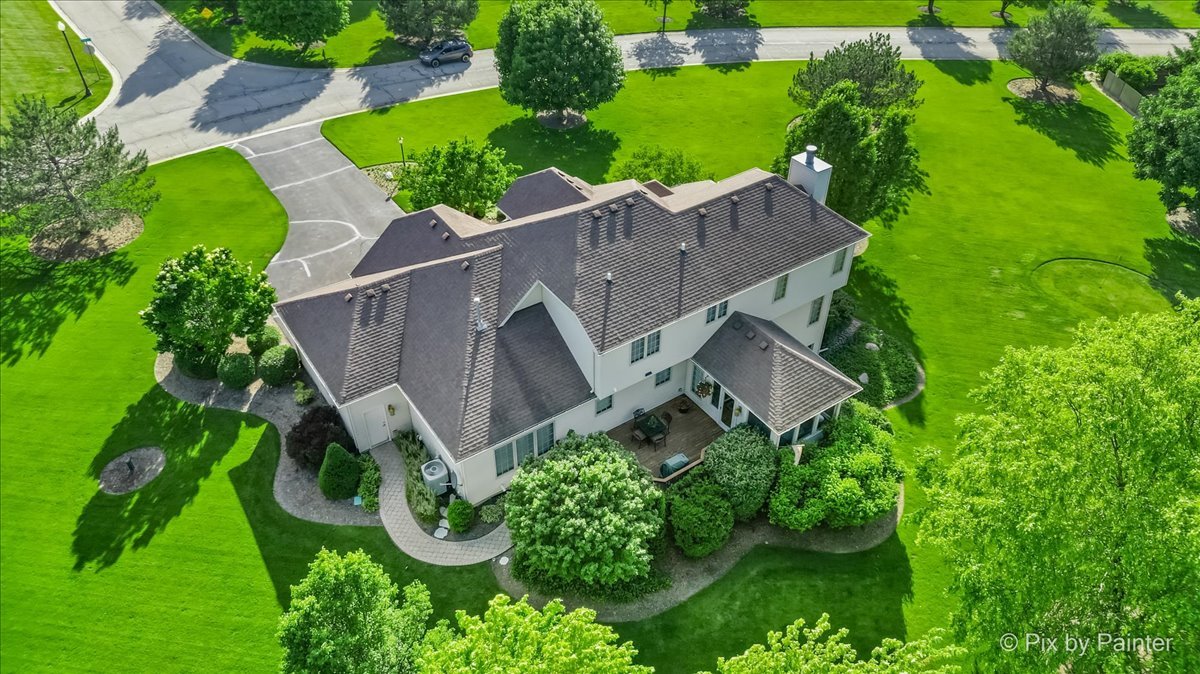 3720 Cypress Drive Spring Grove, IL 60071 - Photo 50 of 55 an aerial view of a house