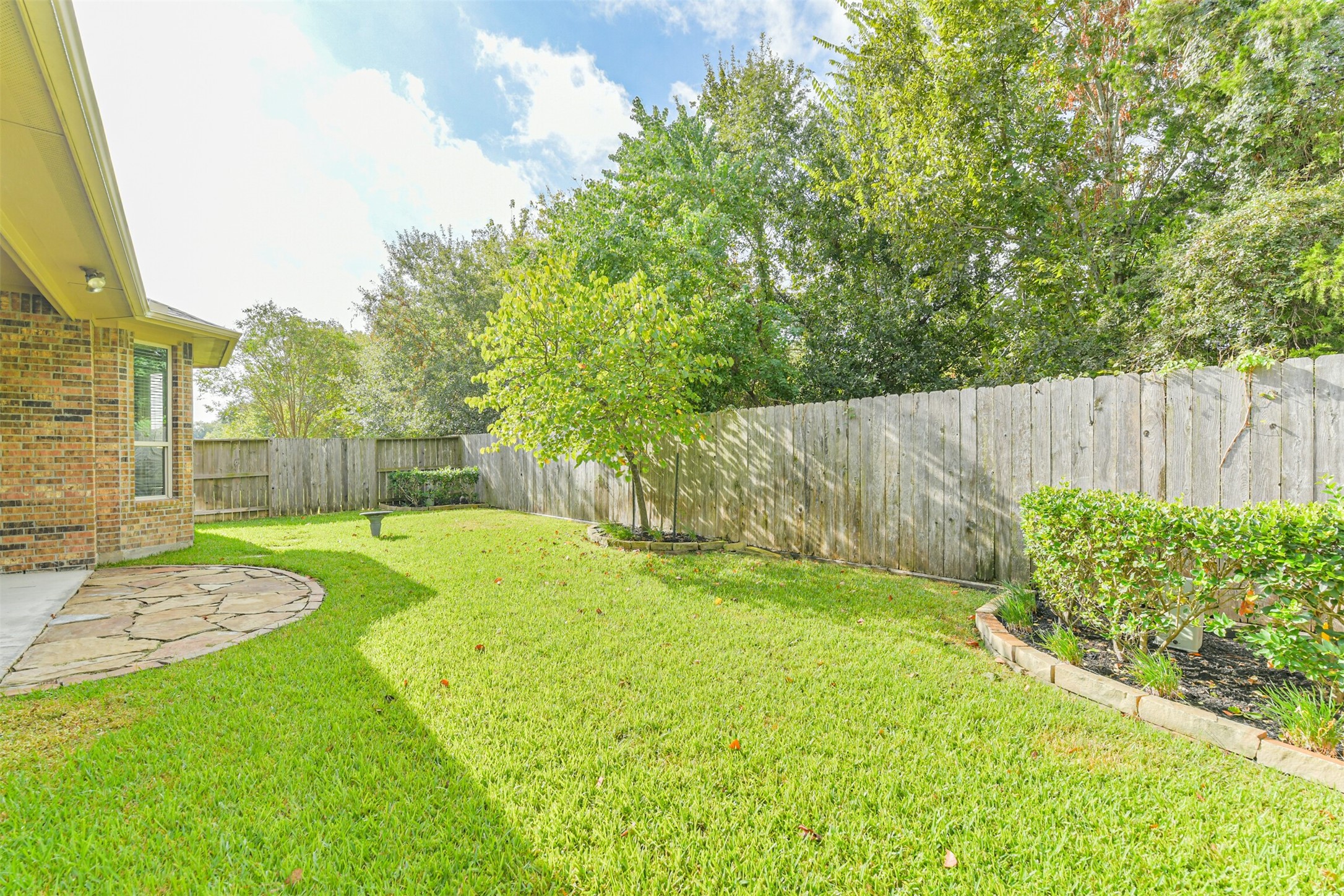 19527 Juniper Breeze Lane Spring, TX 77379 - Photo 46 of 49 a view of backyard with green space