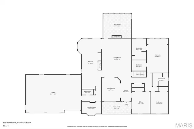 $564,900 | 905 Thornbury Place, O'Fallon, IL 62269