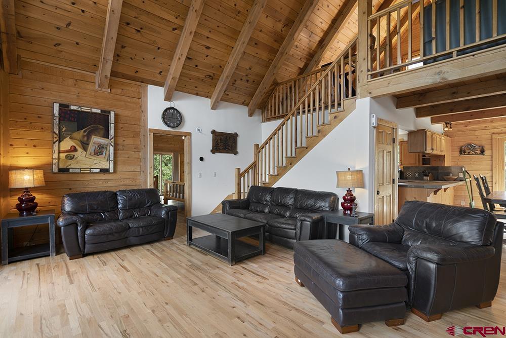 154 N Road Durango, CO 81303 - Photo 3 of 35 a living room with furniture and wooden floor