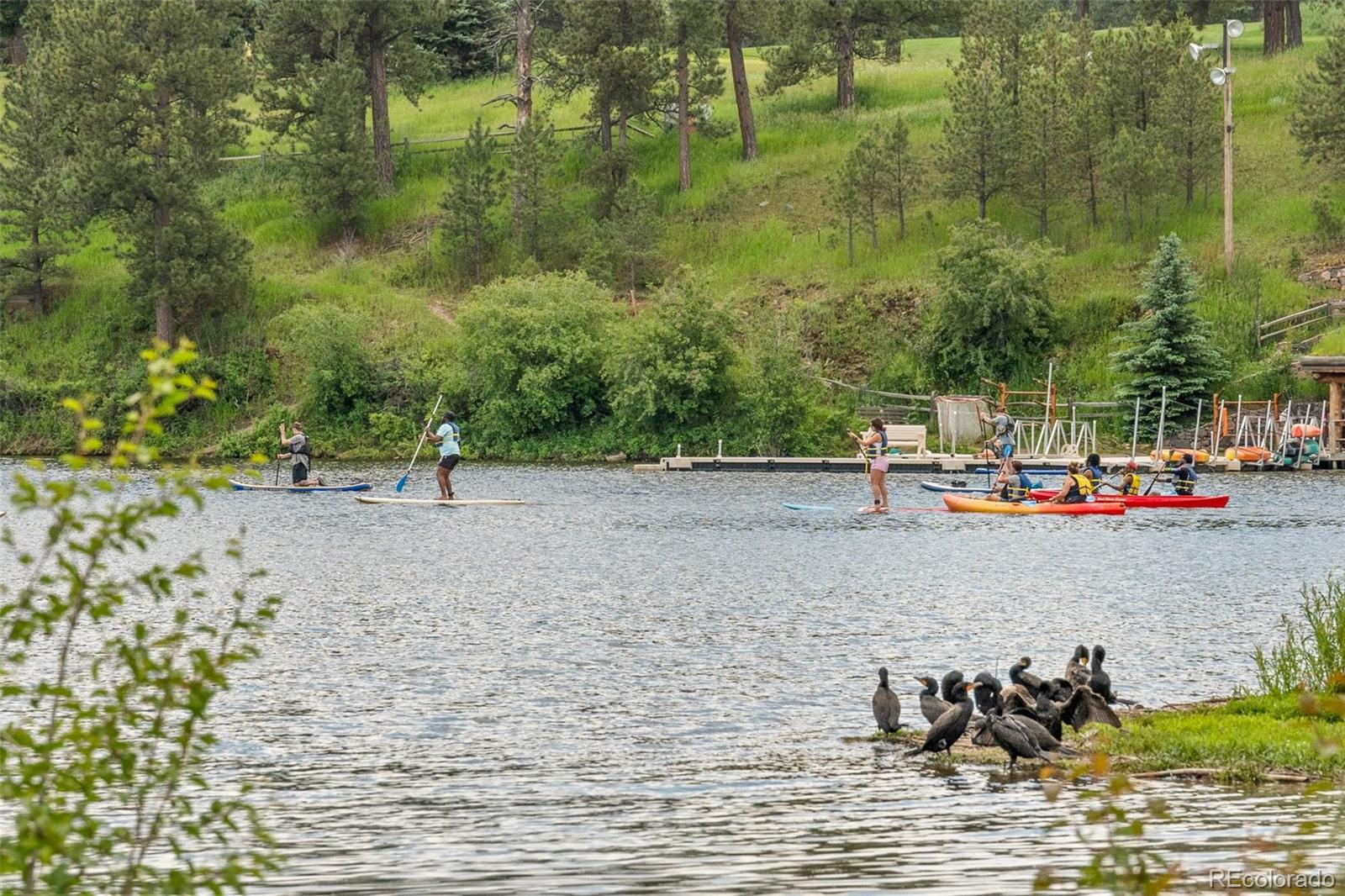 34095 Columbine Circle Evergreen, CO 80439 - Photo 27 of 32 a view of outdoor space with water fountain