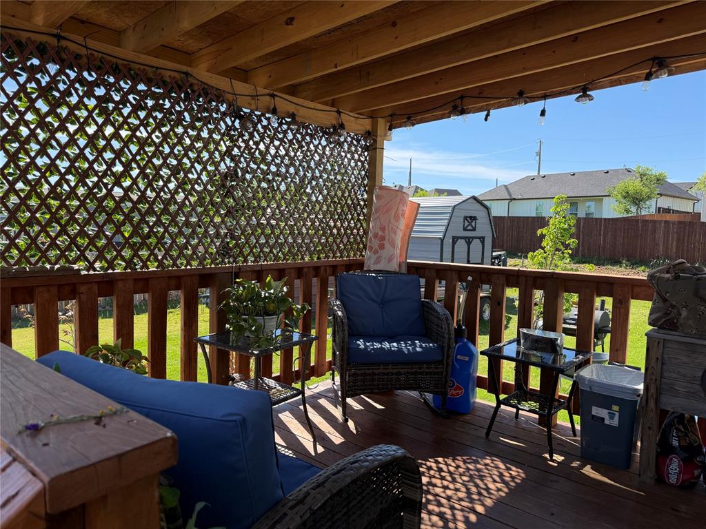 233 Overland Trail Jacksboro, TX 76458 - Photo 3 of 10 a view of a balcony with chairs