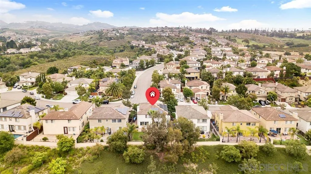 1103 Greenway Road Oceanside, CA 92057 - Photo 22 of 25 an aerial view of residential house with parking space