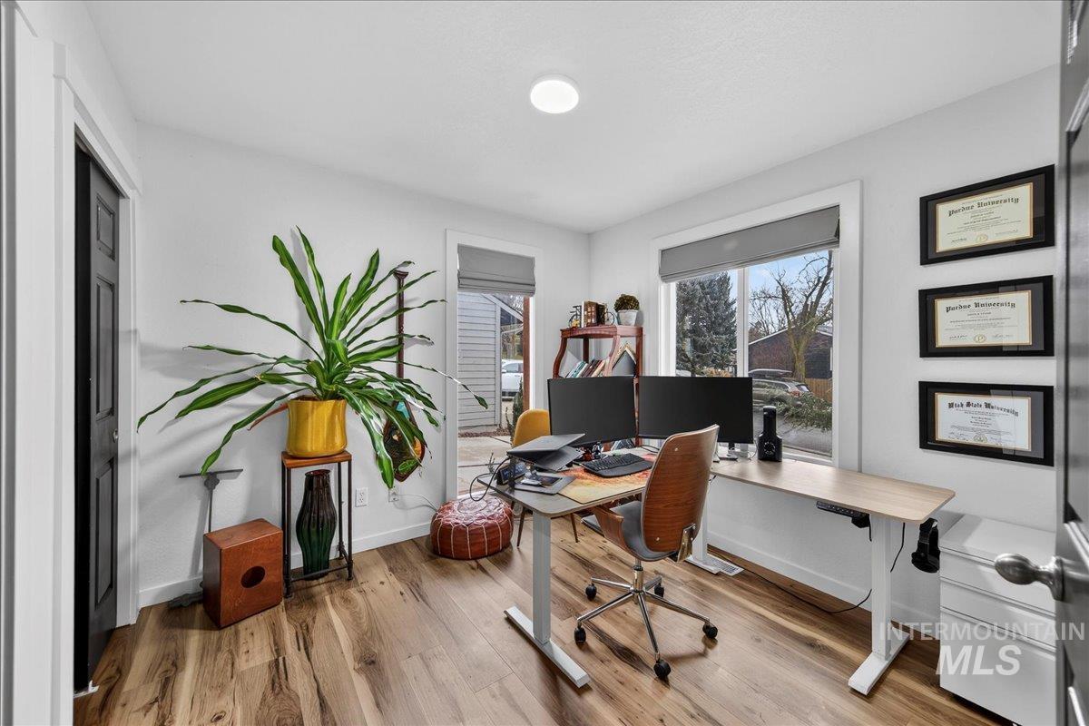 760 Meaghan Place Boise, ID 83712 - Photo 10 of 38 Office featuring light wood-style floors and baseboards