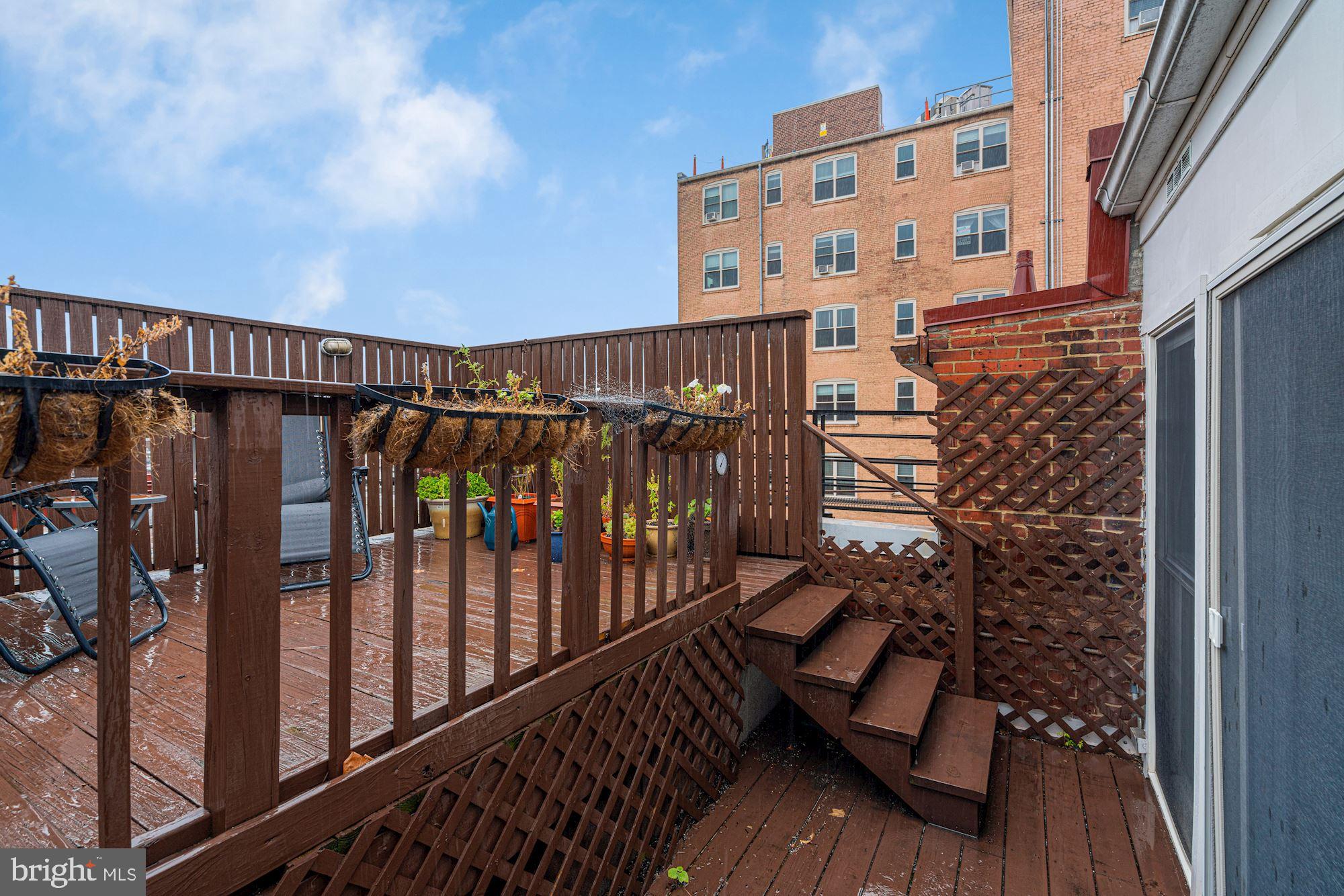 1706 16th Street Northwest, Unit 6 Washington, DC 20009 - Photo 25 of 27 Enjoy summer nights on the roof deck!