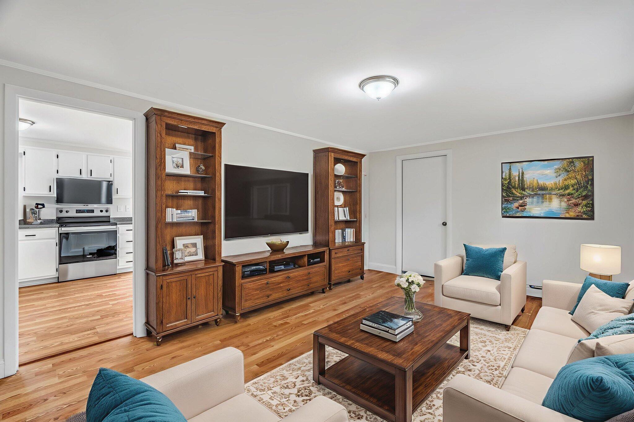 129 Summer Street Lisbon, ME 04252 - Photo 16 of 51 living room staged