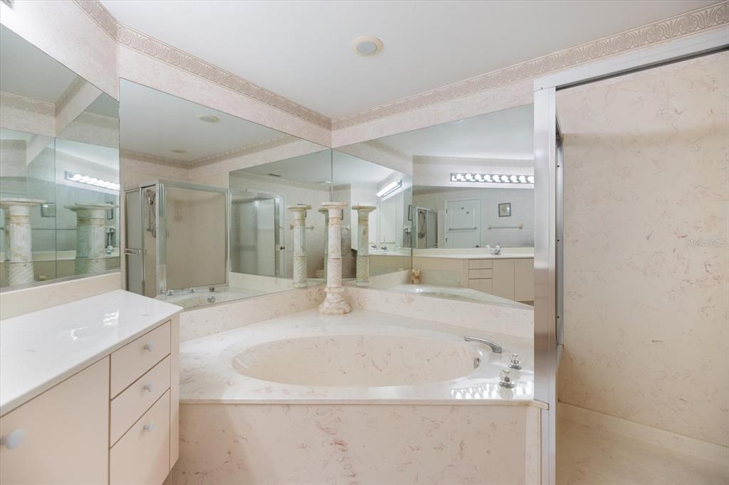 447 Oak Point Road Osprey, FL 34229 - Photo 41 of 99 a bathroom with a bathtub and a sink