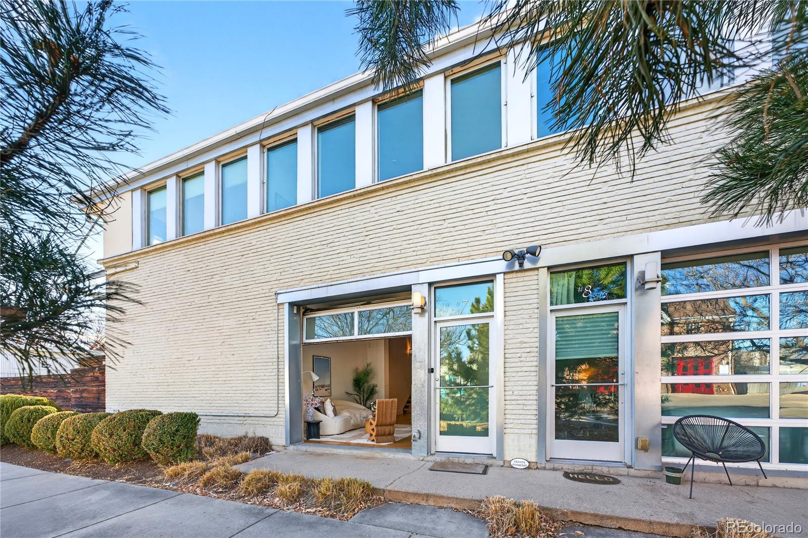 a view of a house with a patio