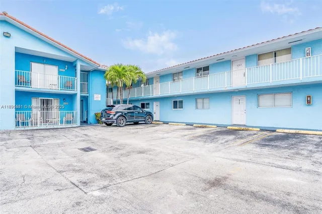 a view of a house with patio
