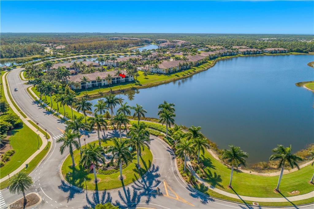 9509 Avellino Way, Unit 1821 Naples, FL 34113 - Photo 34 of 50 First building on the right of Avellino with beautiful views of the lake, preserve and road fountain