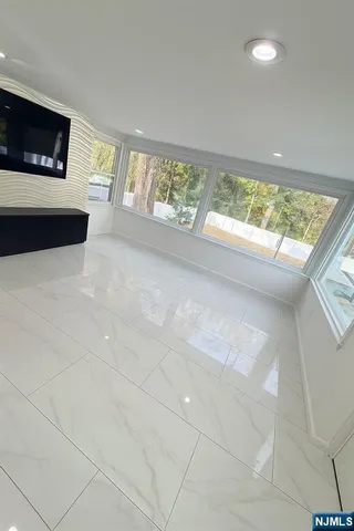 a view of window with living room