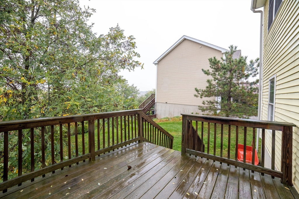41 Mohave Road Worcester, MA 01606 - Photo 29 of 30 a view of wooden deck and a garden