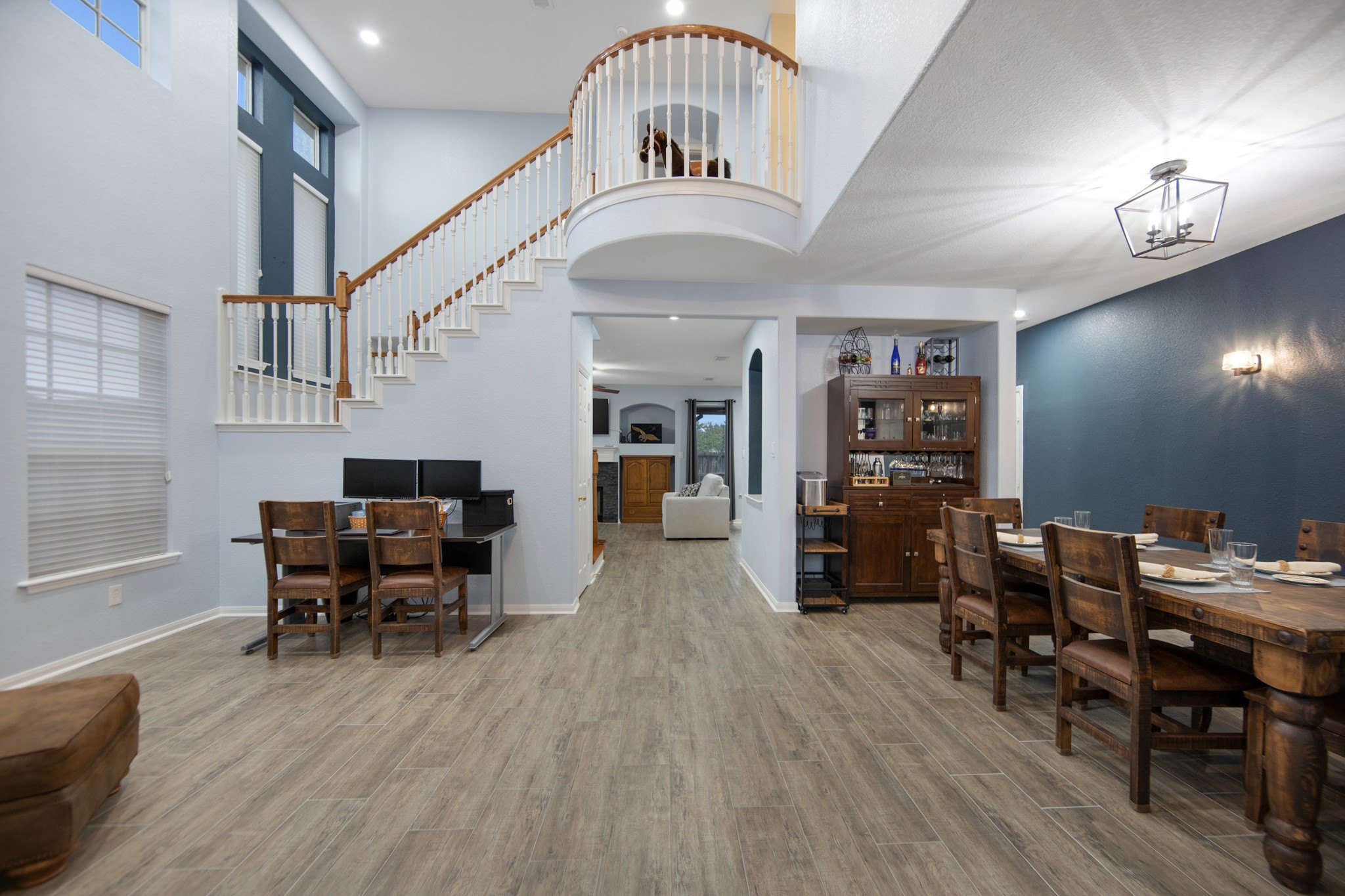 19414 Camellia Bend Circle Spring, TX 77379 - Photo 5 of 49 Beautiful tile (wood look) flooring gives elegance to your entry