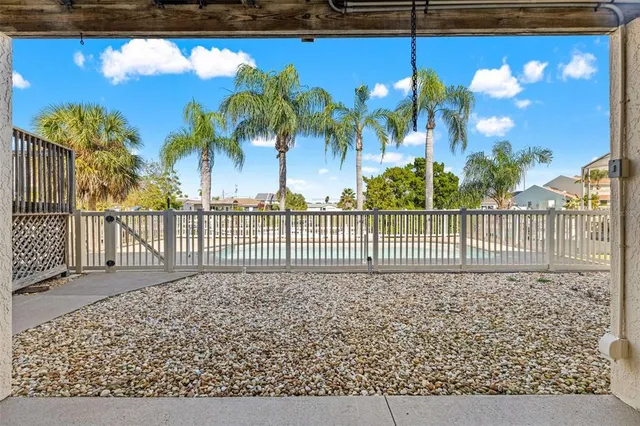 a view of a house with a patio