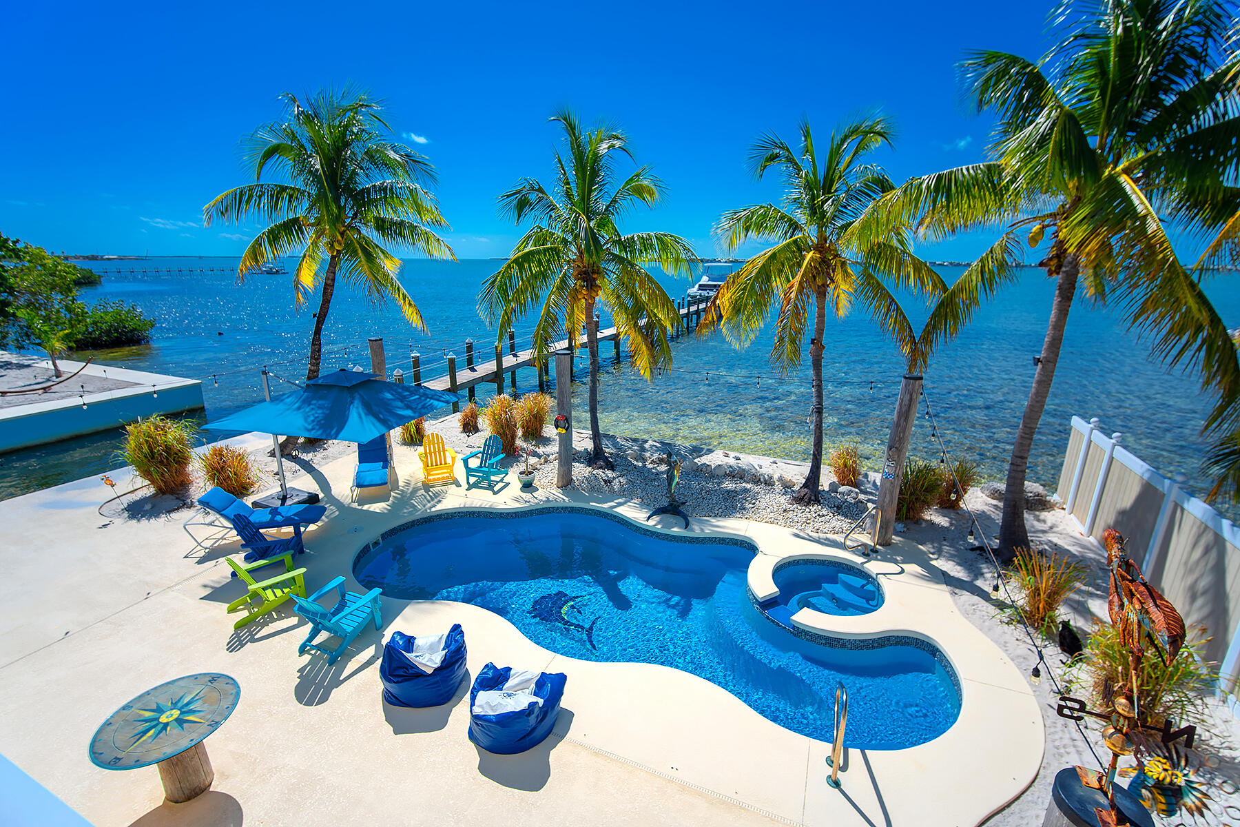 640 Elma Avenue Big Pine Key, FL 33043 - Photo 63 of 87 oceanside pool and hot tub