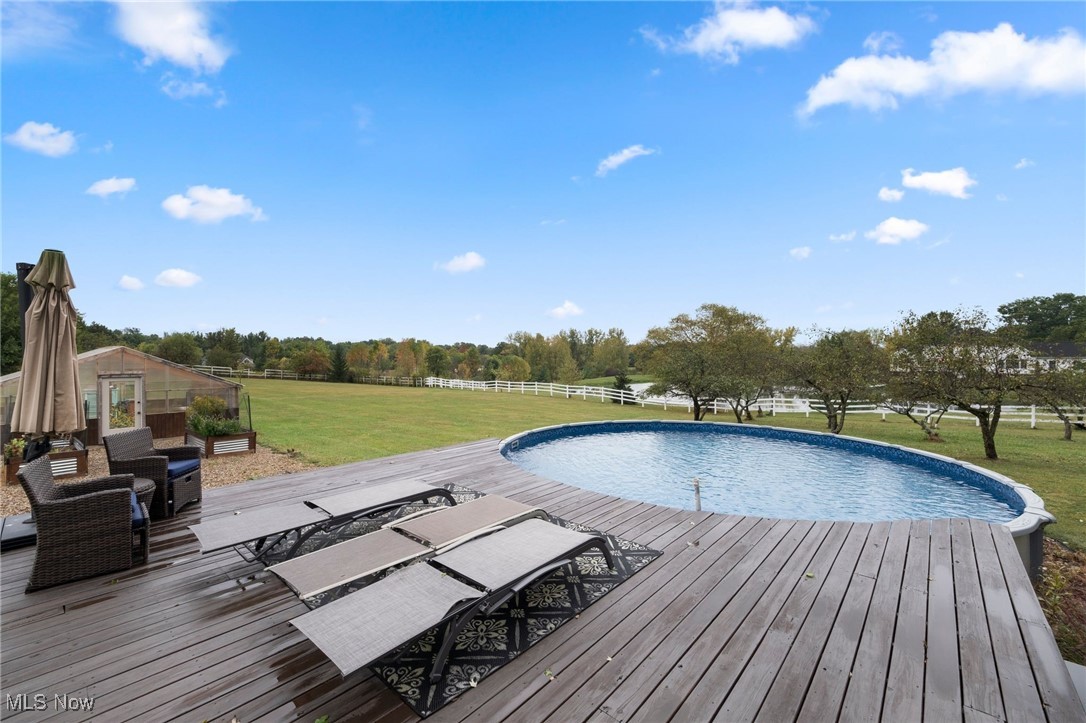 4170 Remsen Road Medina, OH 44256 - Photo 25 of 30 View of Swimming Pool with a Wood Deck