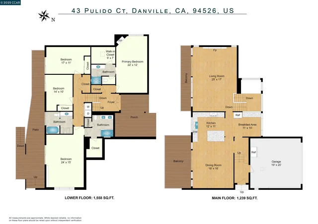 $2,295,800 | 43 Pulido Court, Danville, CA 94526