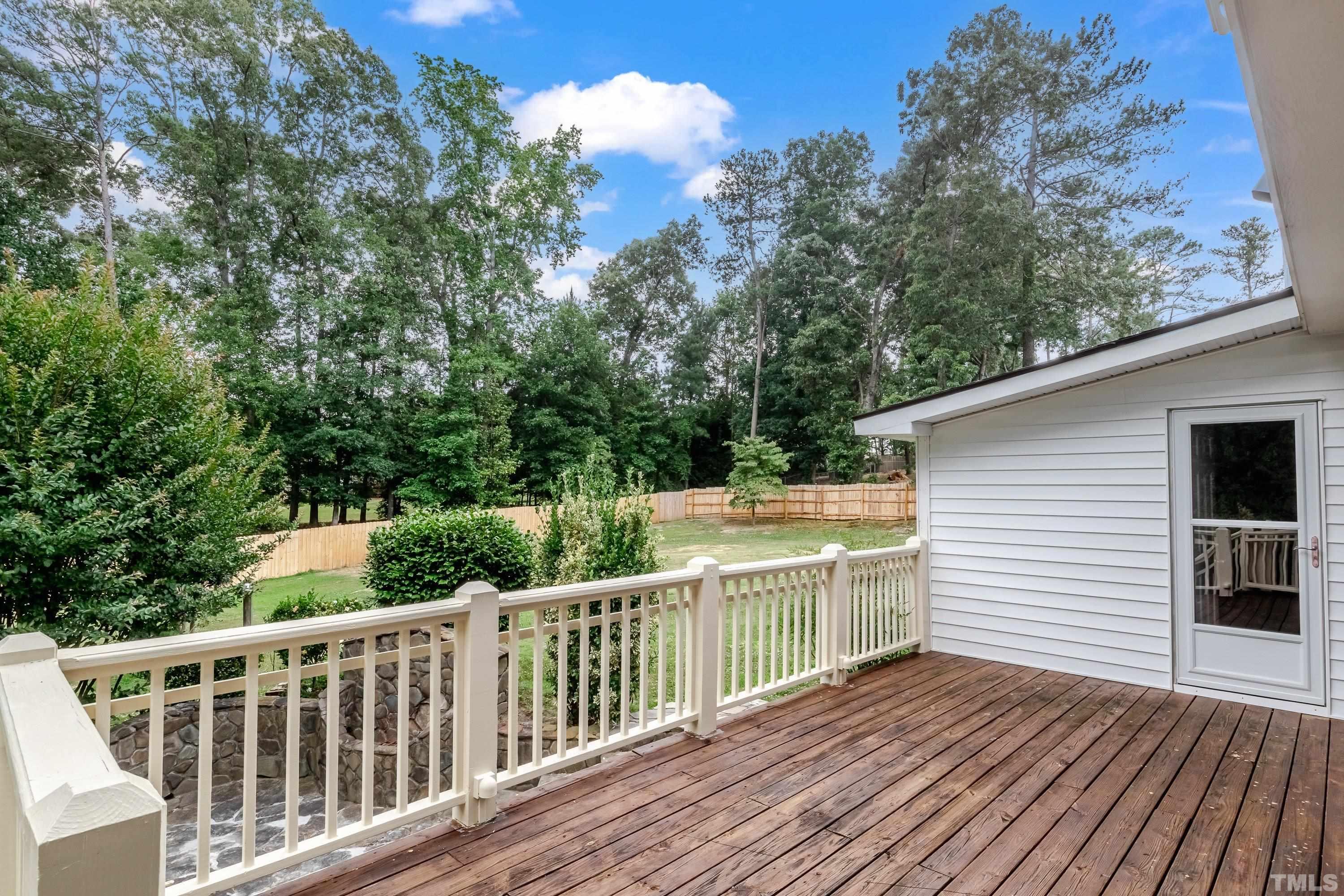 3108 Beane Drive Raleigh, NC 27604 - Photo 40 of 51 a view of a wooden deck