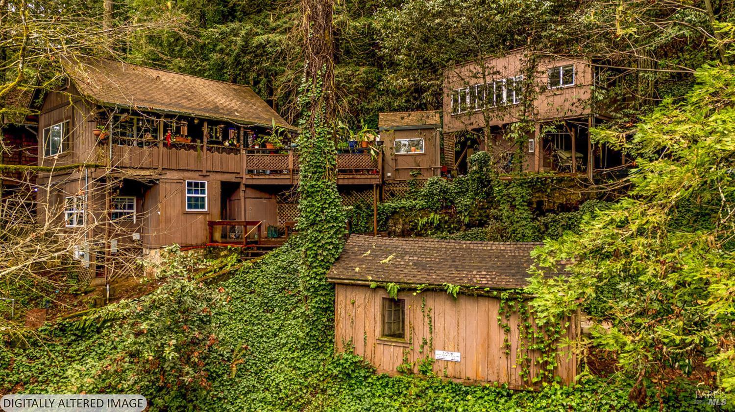 17910 Old Monte Rio Road Guerneville, CA 95446 - Photo 3 of 20 front view of a building