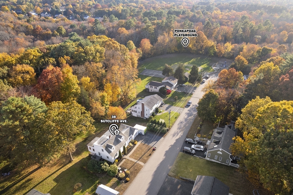 38 Sutcliffe Avenue Canton, MA 02021 - Photo 3 of 29 an aerial view of residential houses with outdoor space