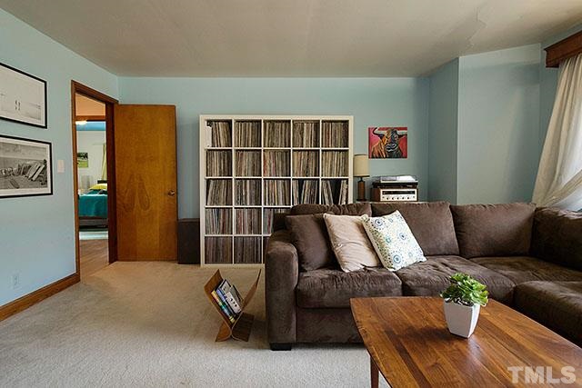 2701 Winton Road Durham, NC 27707 - Photo 24 of 25 Classic ranch floorplan with bedrooms separate from living space.