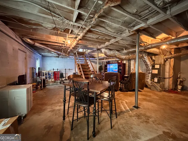 a view of a storage room