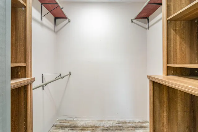 a view of walk in closet
