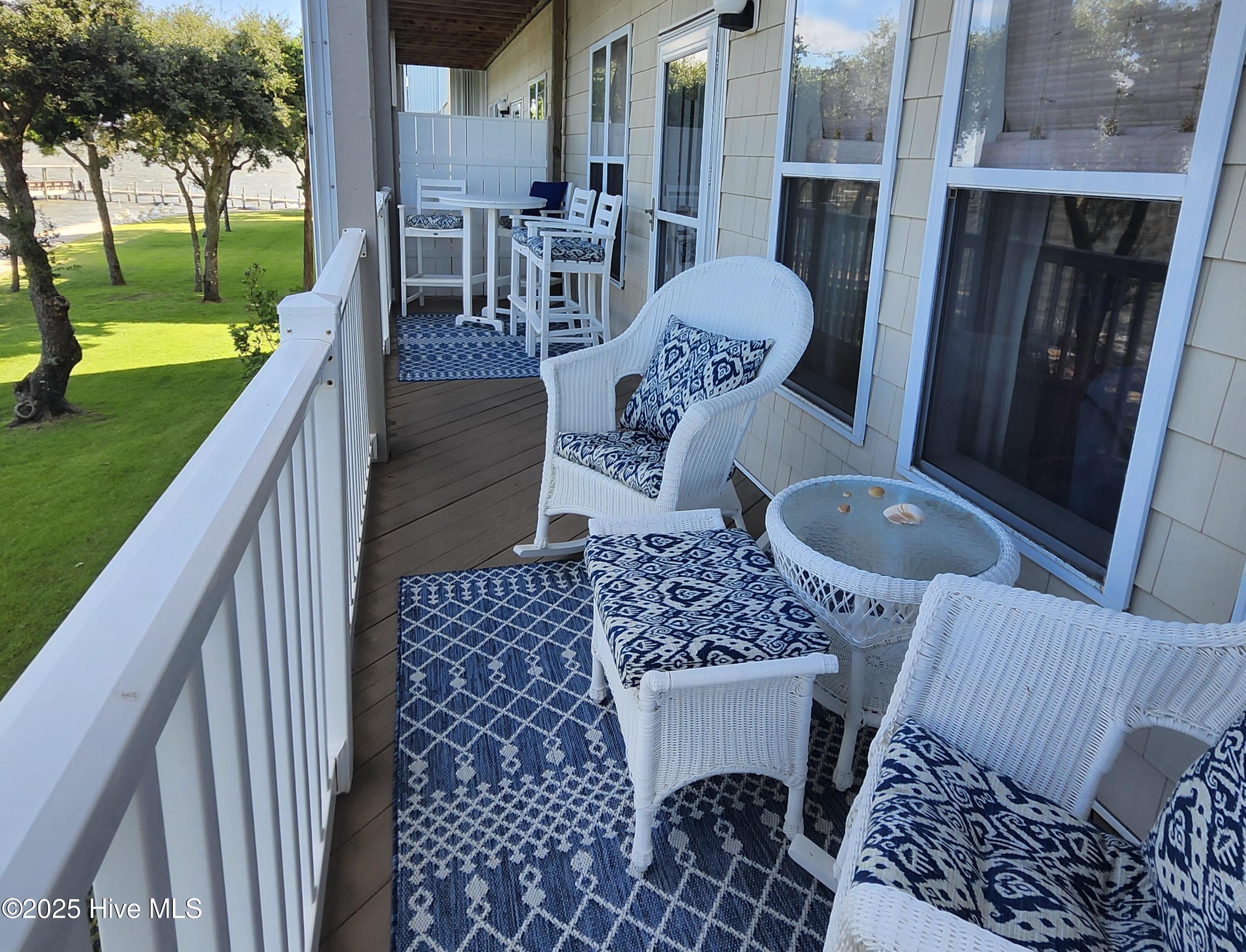 1700 Salter Path Road, Unit L 102 Indian Beach, NC 28512 - Photo 2 of 3 balcony