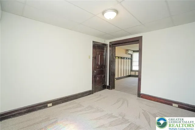 a view of an empty room