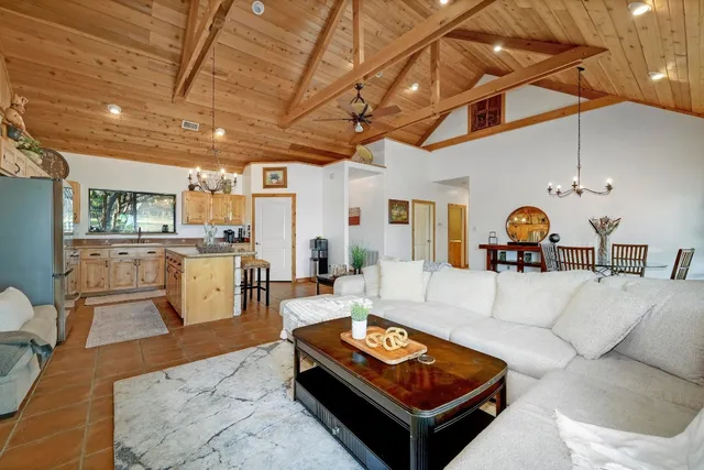 a view of city and mountain