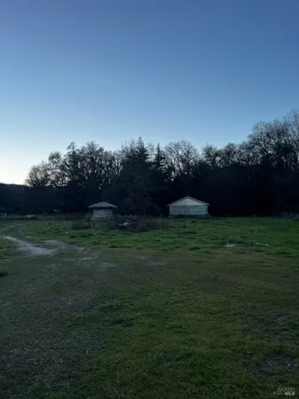 a view of a grassy field