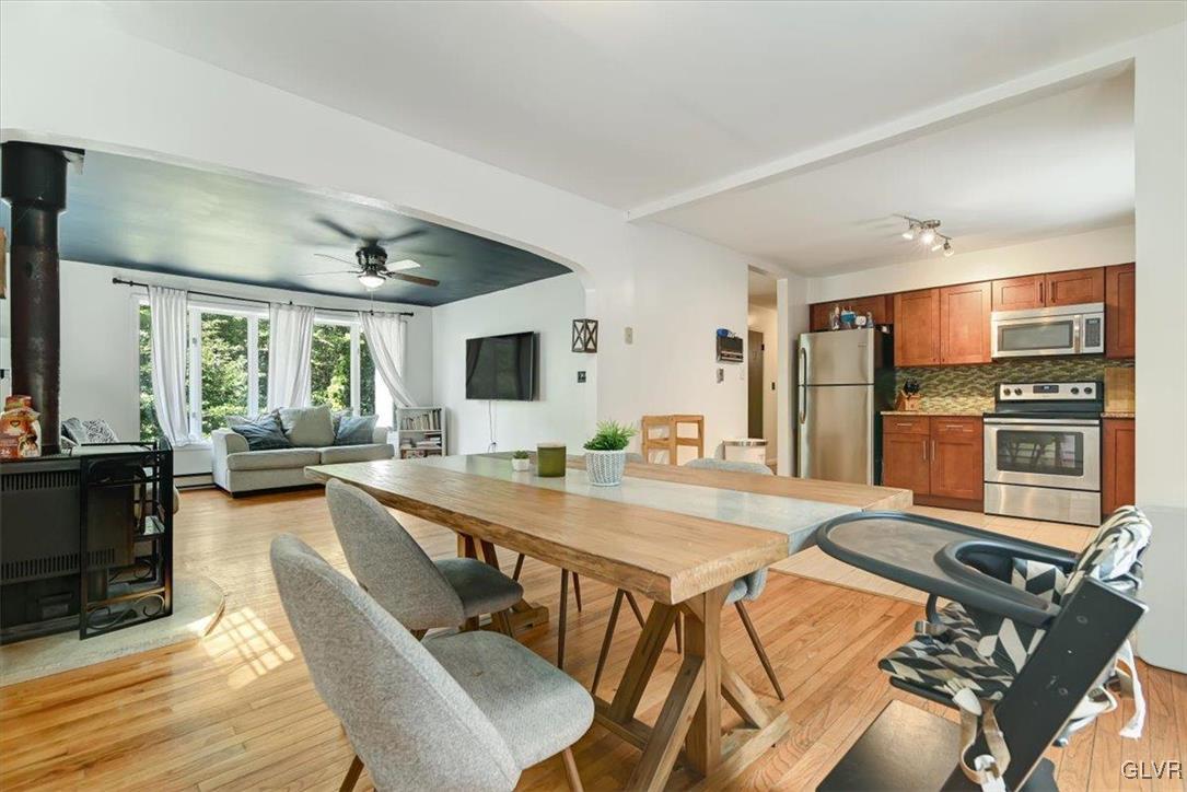 400 Carlton Road Mount Pocono, PA 18344 - Photo 6 of 50 a view of a dining room with furniture window and wooden floor