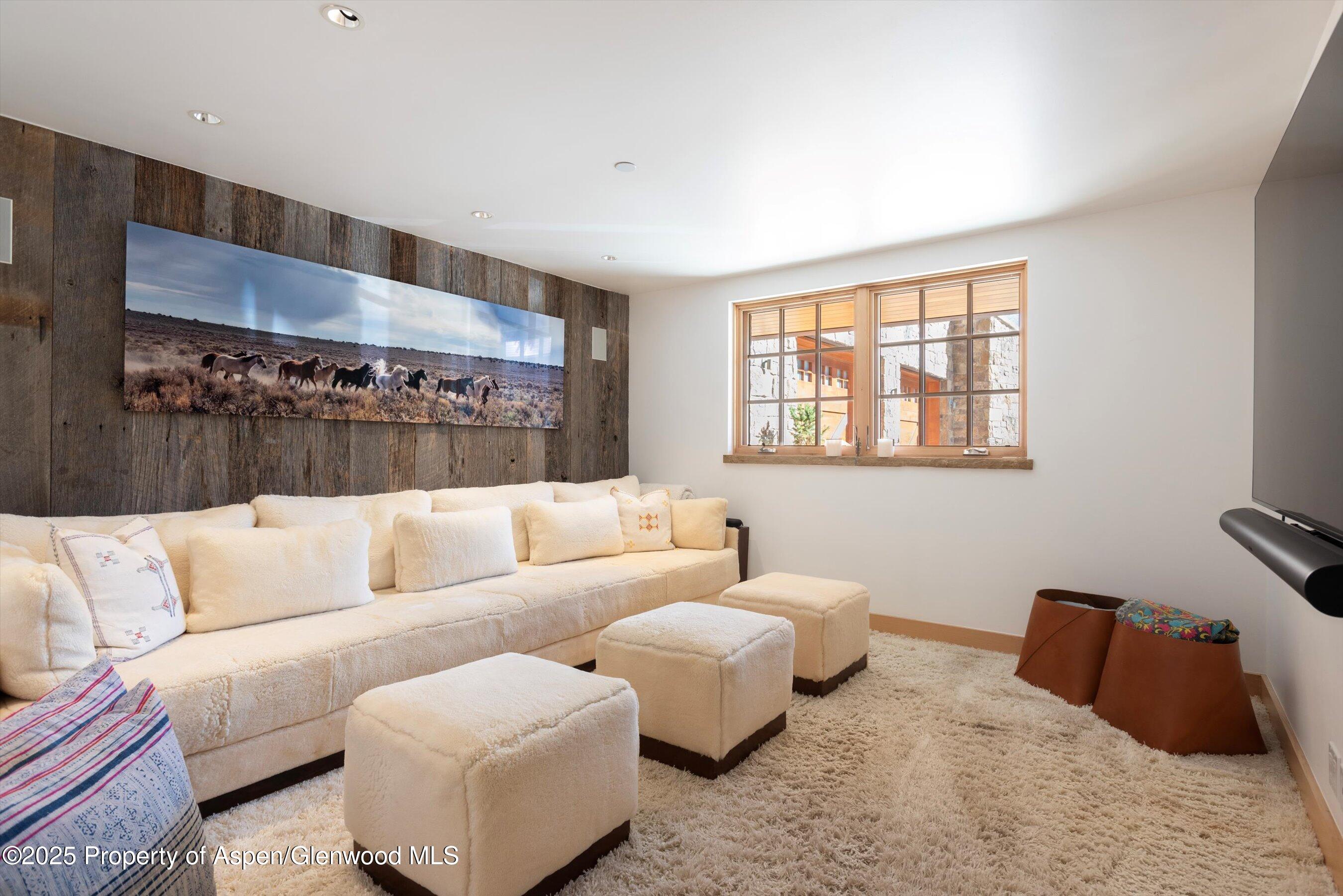 6770 Castle Creek Road Aspen, CO 81612 - Photo 25 of 53 a living room with furniture and a large window
