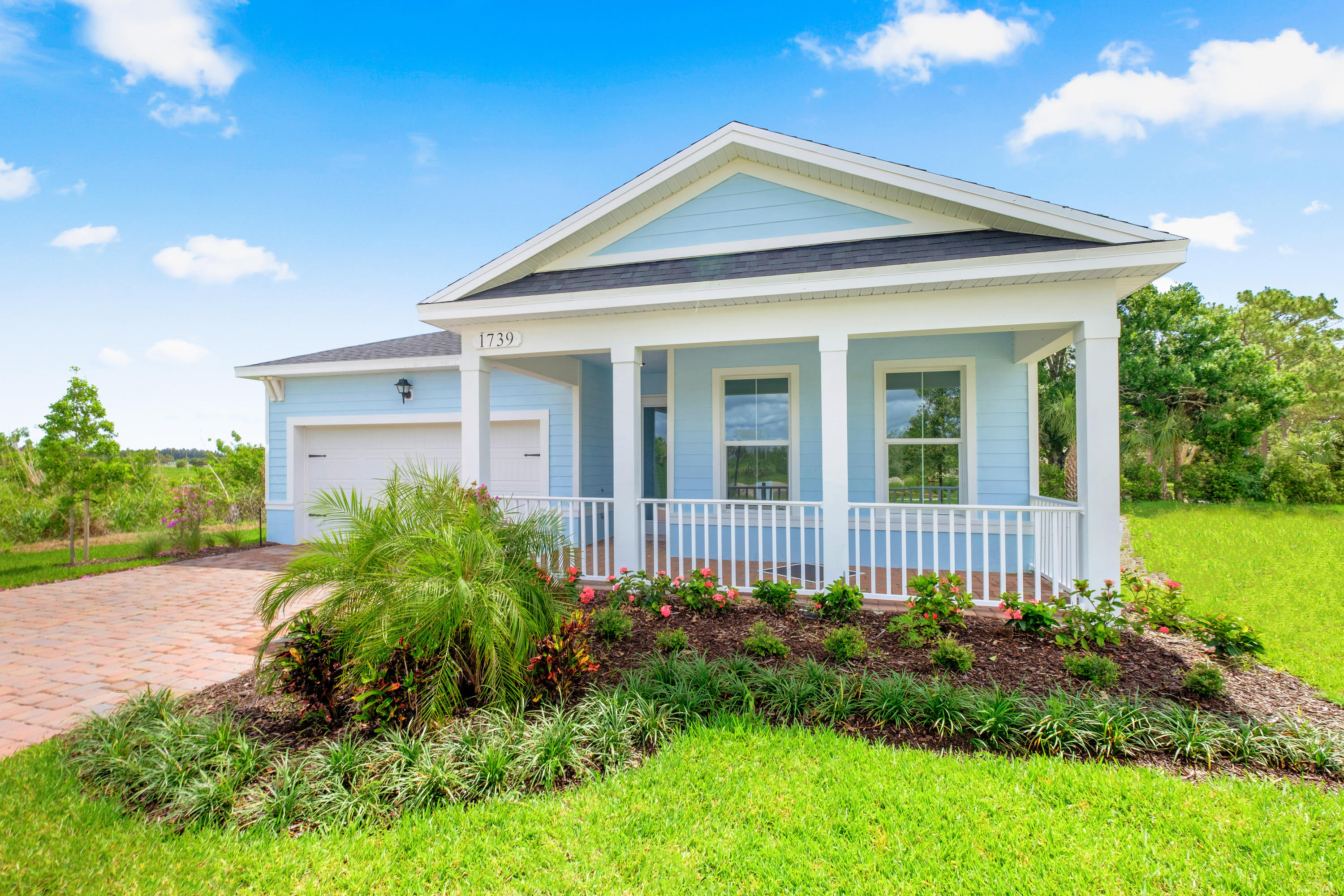 4823 Southwest Millbrook Lane Stuart, FL 34997 - Photo 17 of 20 Palmetto Front Exterior