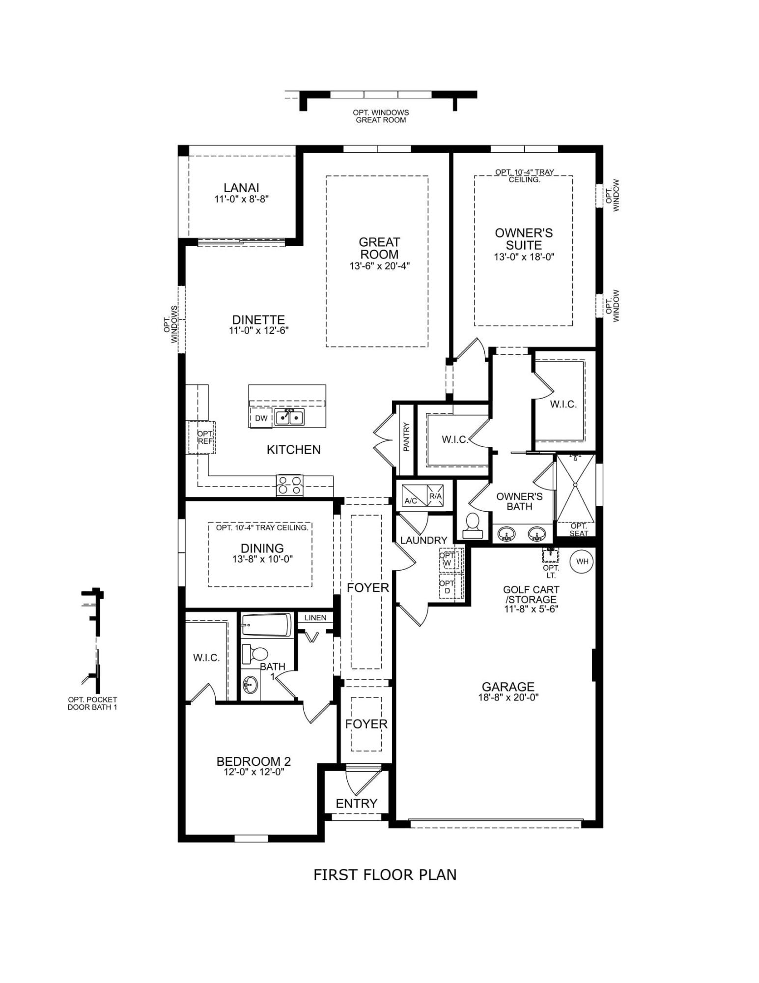 4823 Southwest Millbrook Lane Stuart, FL 34997 - Photo 18 of 20 Palmetto Floorplan
