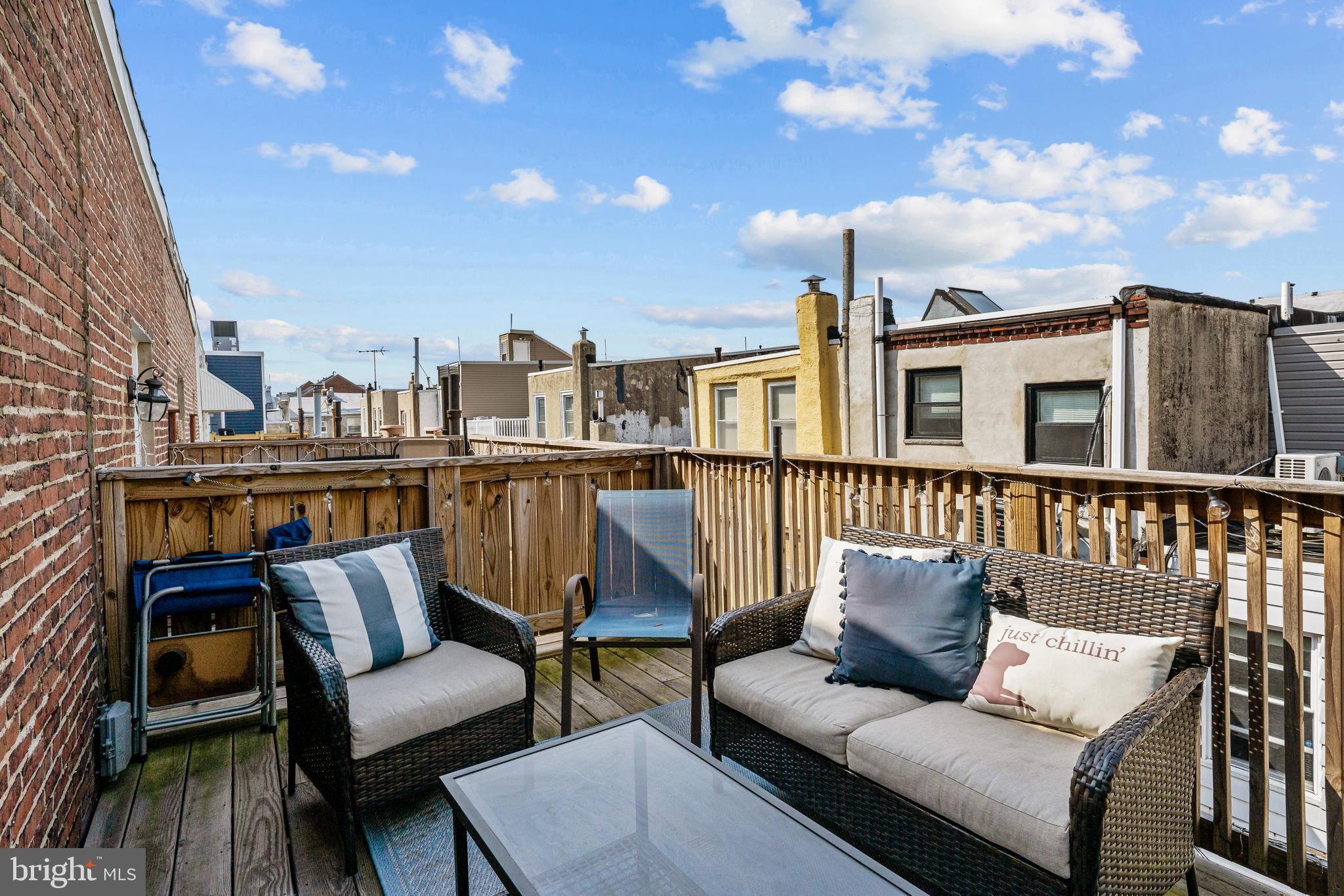 738 South Mildred Street Philadelphia, PA 19147 - Photo 14 of 22 Deck off 3rd floor room