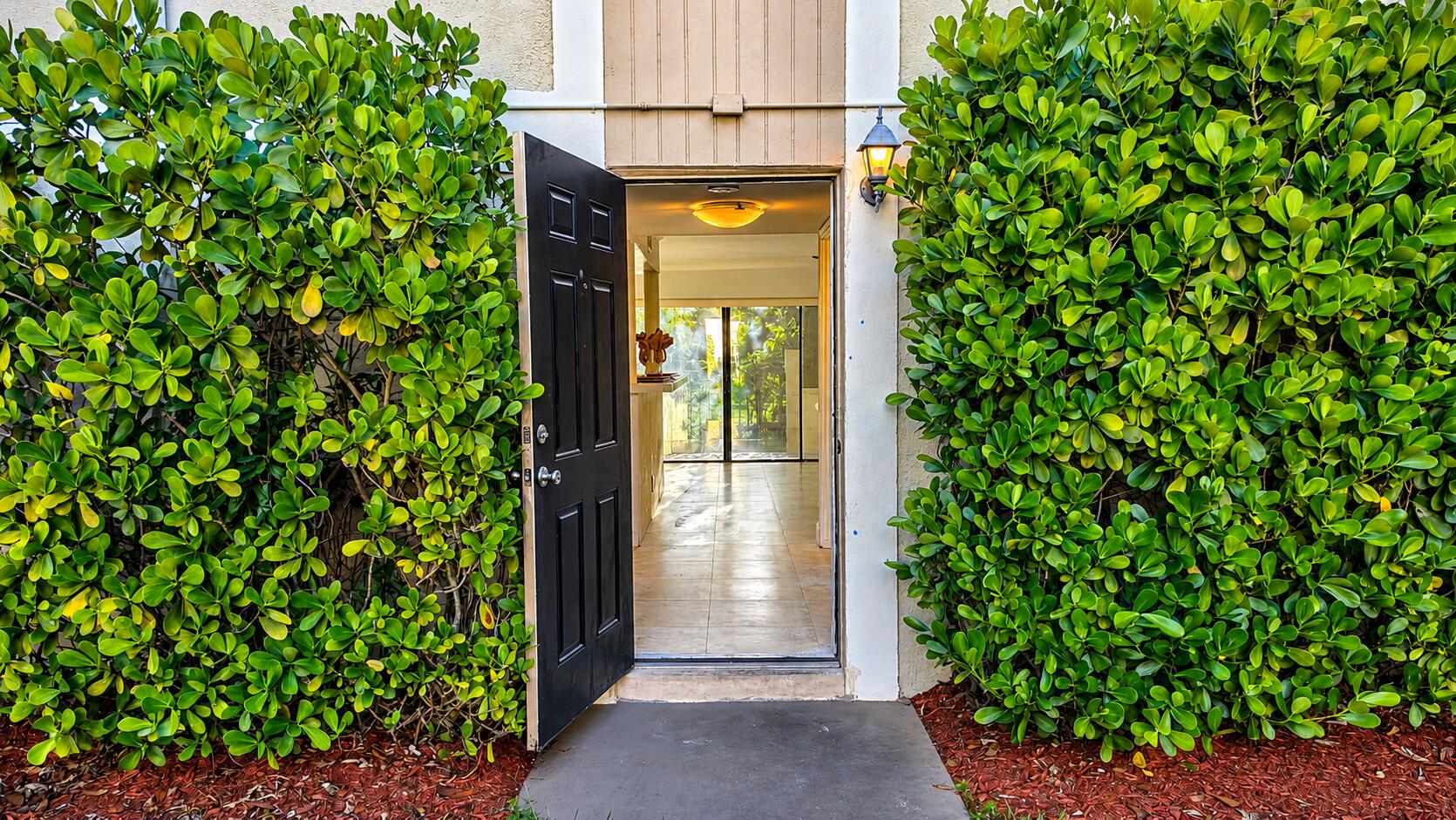 8801 West Sample Road, Unit 4 Coral Springs, FL 33065 - Photo 4 of 19 Bright Entryway Framed by Greenery