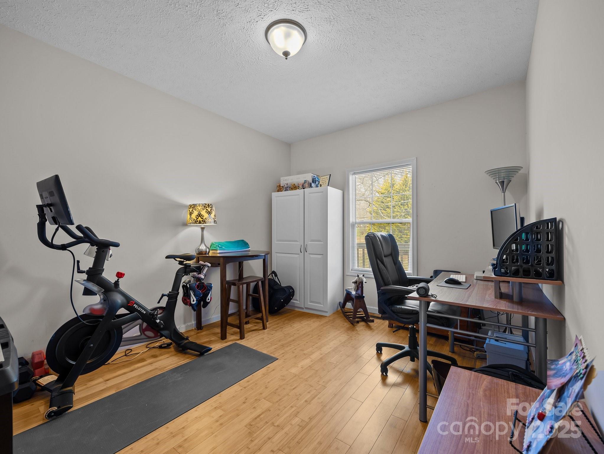 233 Thompson Cv Road Clyde, NC 28721 - Photo 17 of 25 a view of a workspace with furniture and a window