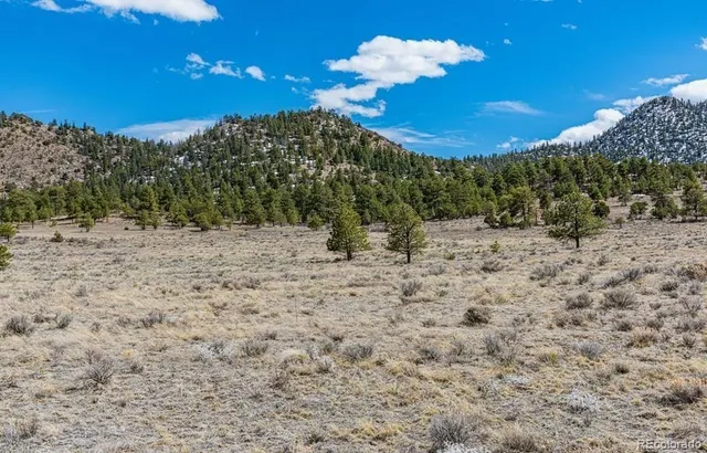 a view of a lake with a mountain
